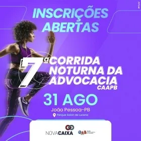 7ª CORRIDA NOTURNA DA ADVOCACIA PARAIBANA - 2024