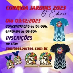 Corrida Jardins - 6ª edição - 2023