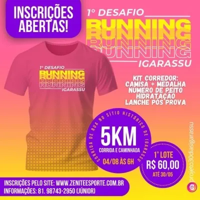 1ª DESAFIO RUNNING - 2024