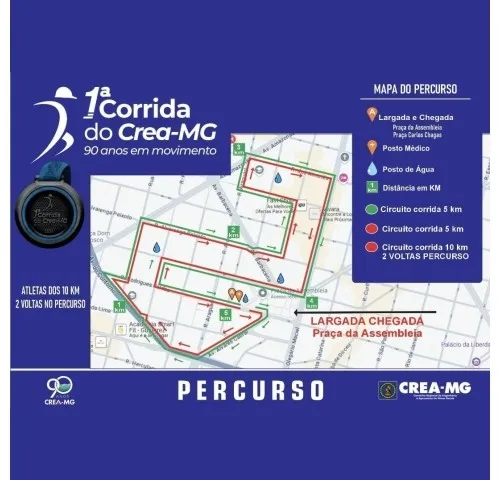 1ª CORRIDA DO CREA-MG