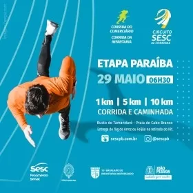 CIRCUITO SESC DE CORRIDAS /CORRIDA DO COMERCIÁRIO / CORRIDA DA INFANTARIA