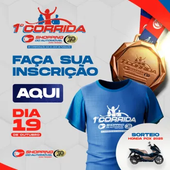 1ª CORRIDA SHOPPING DO AUTOMÓVEL - 2025