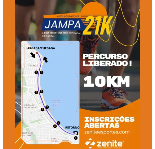 MEIA MARATONA JAMPA 21K - 2026