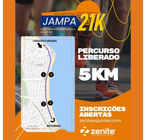 MEIA MARATONA JAMPA 21K - 2026