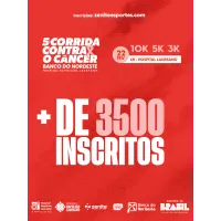 5ª Corrida Contra o Câncer ultrapassa marca de 3.500 inscritos e consolida sucesso da edição 2026
