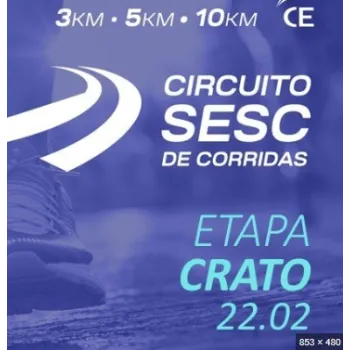 CIRCUITO SESC DE CORRIDAS ETAPA CRATO-CE 2026